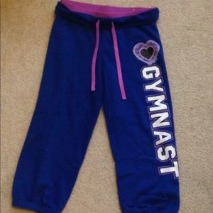 Justice gymnastics sweat pants bundle